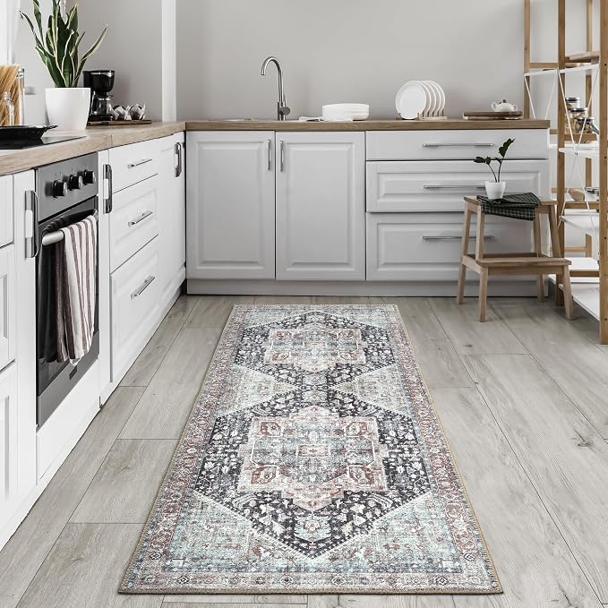 Bloom Rugs Washable Non-Slip 7 ft Runner - Image 5