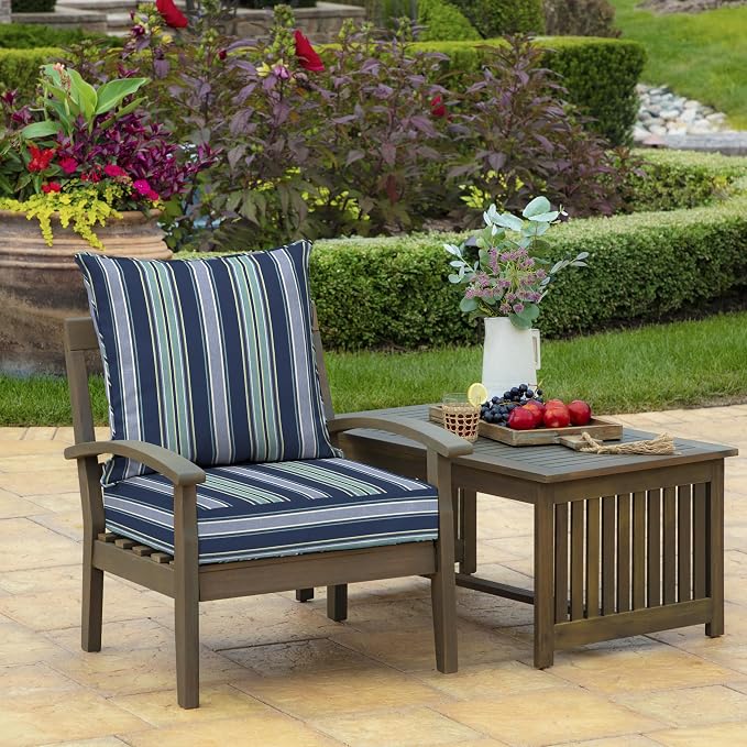 Arden Outdoor Deep Seat Cushion Set, 22 in x 24 in, Weather-Proof, Rain-Proof - Image 2