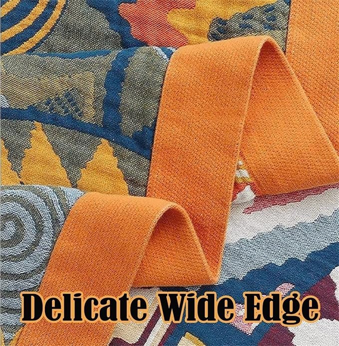 Cotton Throw Blanket for Couch 100% Cotton Blankets for Bed - Image 7
