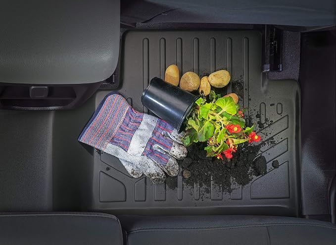 MAXLINER All Weather Custom Fit Cargo Trunk Liner Floor Mat Behind 2nd Row - Image 5