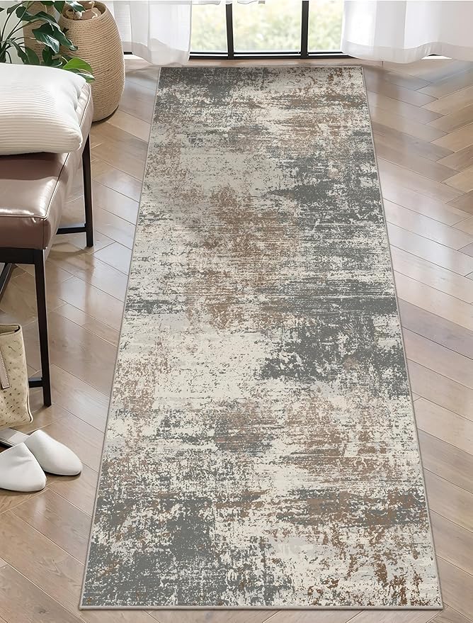 Ciicool 2x6 Washable Runner Rug, Modern Abstract Hallway Rugs Runner, Non-Slip by CIICOOLHomeDeco