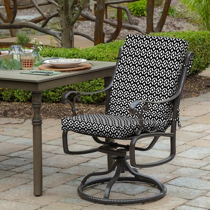 Arden Outdoor Dining Chair Cushion, 20 in x 20 in, Patio Cushion - Image 2