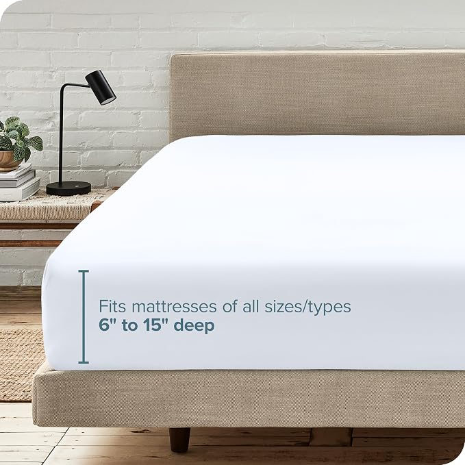 Bare Home Fitted Bottom Sheet Twin XL Size - Image 6