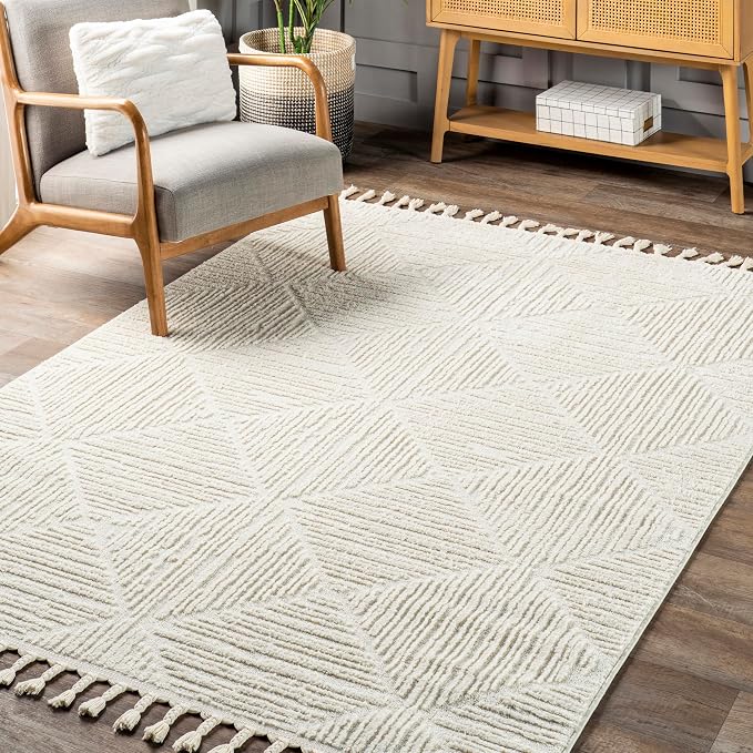nuLOOM Kerry Cream, Soft and Cozy, High Traffic, Stain Resistant, Easy Clean - Image 8