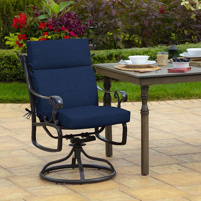 Arden Outdoor Chair Cushion, 21 x 20, Rain-Proof, Fade Resistant 20 x 21 - Image 2