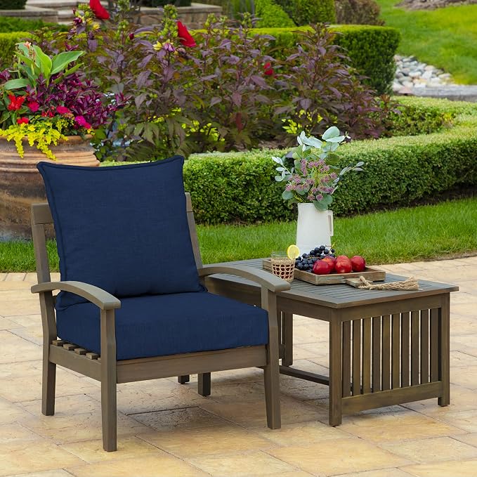 Arden Outdoor Foam Deep Seat Cushion Set, 24 in x 24 in, Weather-Proof - Image 4