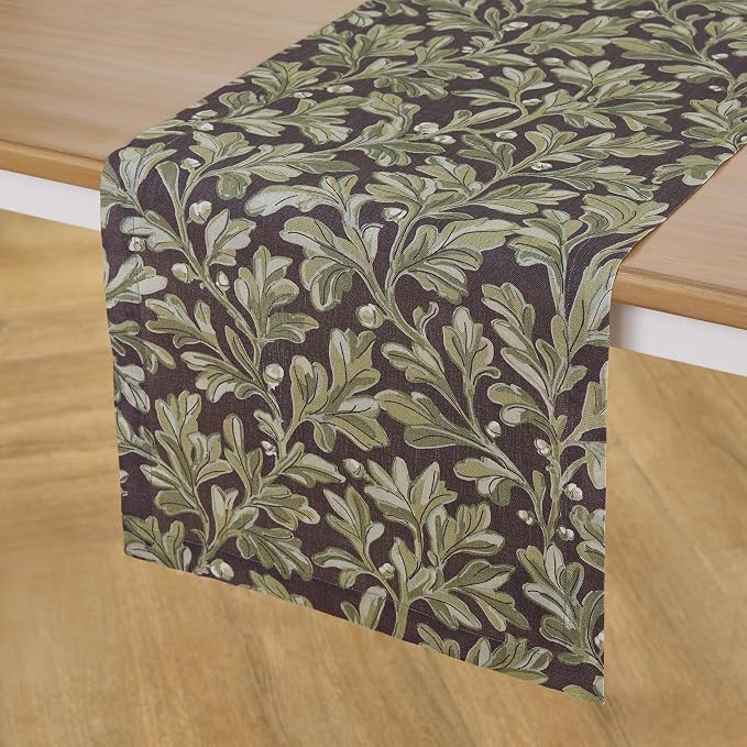 Solino Home 100% Pure Linen Table Runner 132 Inches Long - Image 2