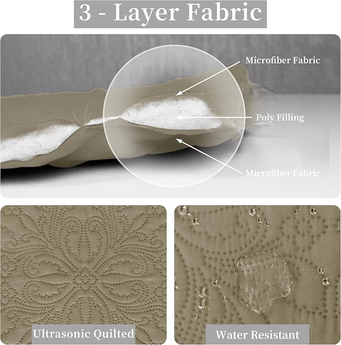 Easy-Going Twin Size Reversible Quilt Set - Image 5