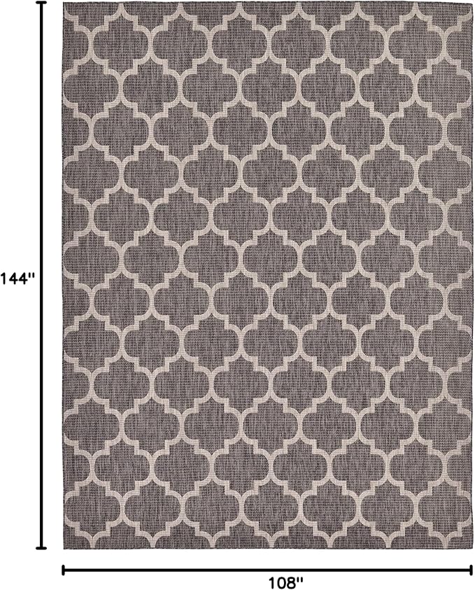 Unique Loom Outdoor Trellis Collection Area Rug - Image 2