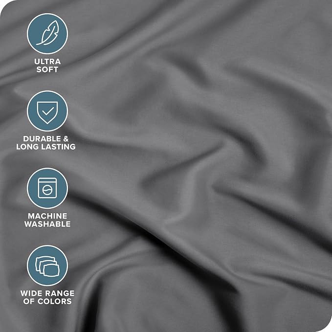 Bare Home 5-Pack Fitted Bottom Ultra-Soft Sheets Full - Image 2
