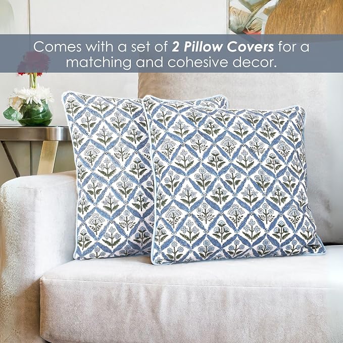 SheetKart Cotton Throw Pillow Covers - Image 2