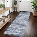 2x7 Modern Abstract Runner Rug for Hallways, Non-Shedding Washable Rug for by SiiloomRug
