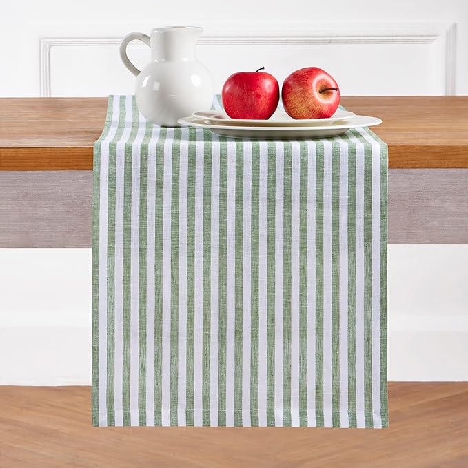 Solino Home Linen Table Runner 108 Inches Long by SolinoHome
