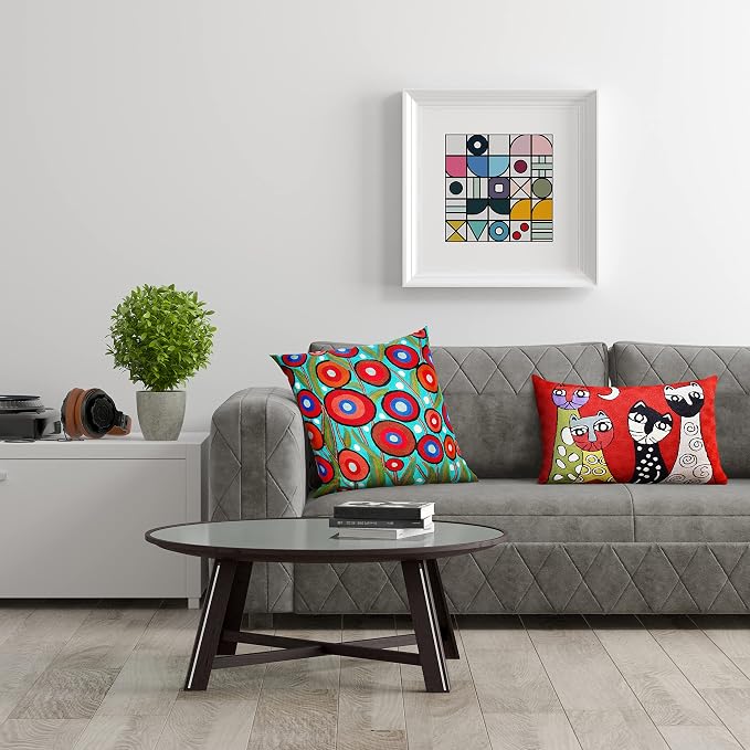 Floral Poppy Pillow Cover - Image 3