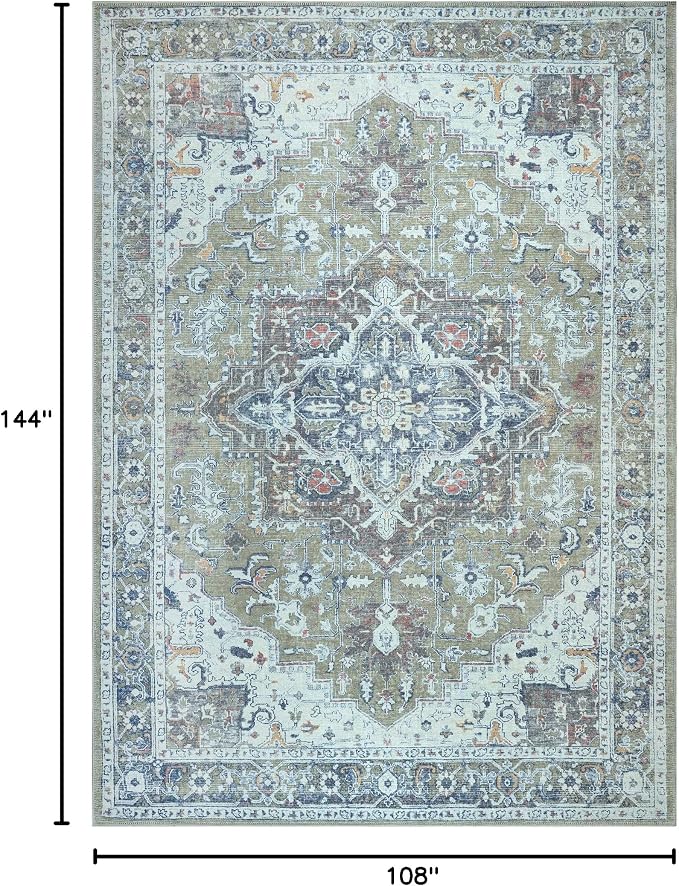 Bloom Rugs Washable Non-Slip 9' x 12' Rug - Image 2