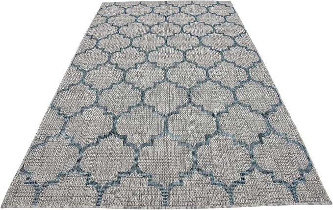 Unique Loom Outdoor Trellis Collection Area Rug - Image 5