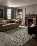 Loloi Jeremiah Brent Bleecker Collection BLE-04 Sage/Granite 5'-3" x 7'-6" Area by Loloi