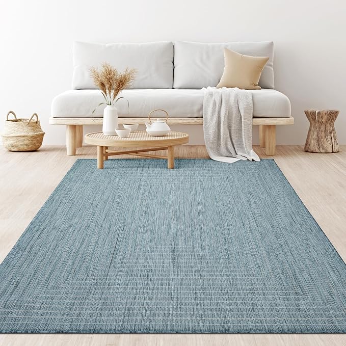Adiva Rugs Outdoor Indoor Area Rug, Weather Resistant, Stain Resistant Floor Mat - Image 8