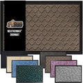 GORILLA GRIP 100% Waterproof All-Season WeatherMax Doormat 35x23, US Designed by GorillaGrip