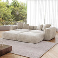 JACH Corduroy Sectional Couches by Unknown