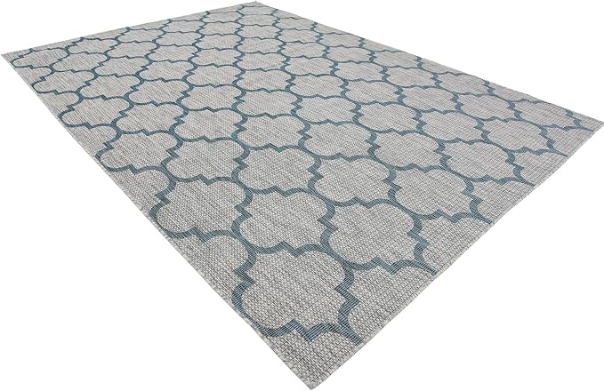 Unique Loom Outdoor Trellis Collection Area Rug - Image 5