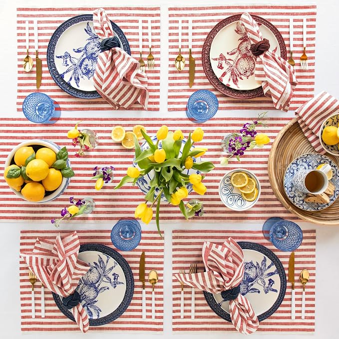 Solino Home Linen Table Runner 72 Inches Long - Image 3