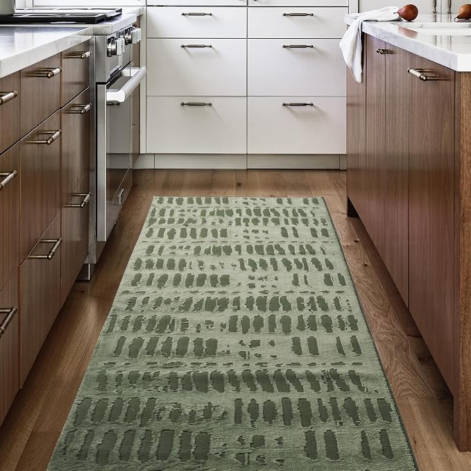 Revival Rugs Shell 2'7"x9' Machine Washable Runner Rug - Image 2