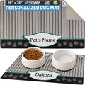 Drymate Personalized Pet Bowl Placemat, Custom Dog & Cat Food Feeding Mat by Drymate