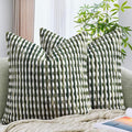 AmHoo Set of 2 Boho Chenille Pillow Cover Decorative Tufted Pillowcase by AmHootextile