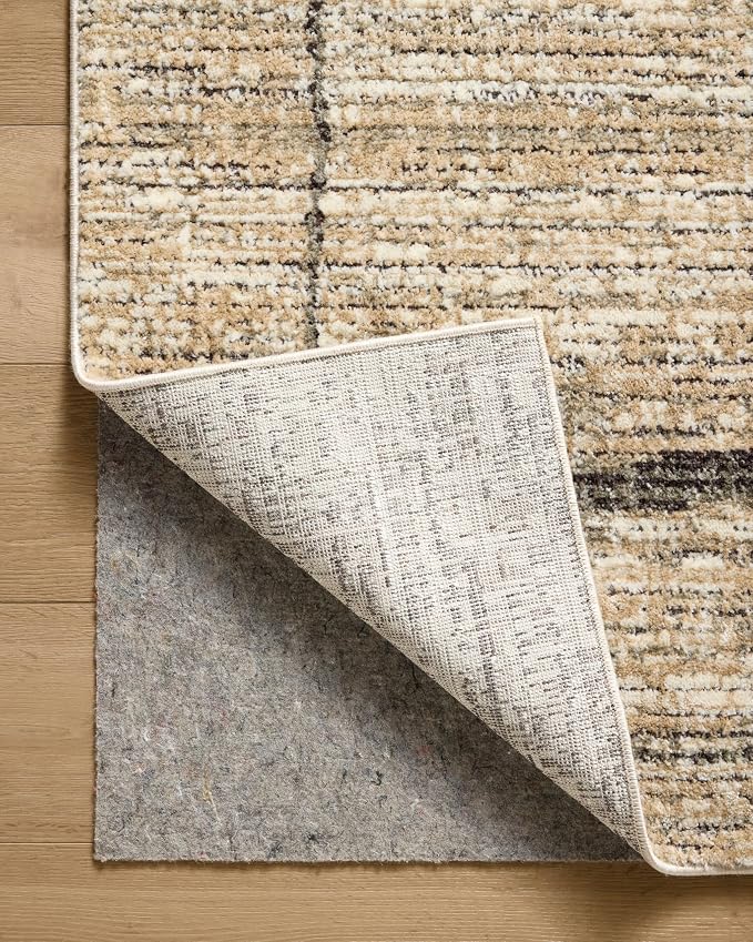 Loloi Jeremiah Brent Bleecker Collection BLE-05 Natural/Charcoal 5'-3" x 7'-6" - Image 7