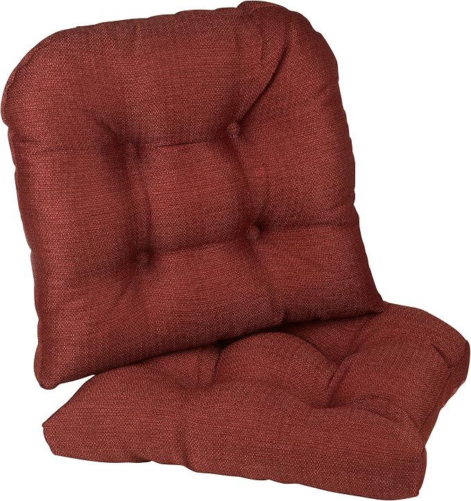 Klear Vu Gripper Overstuffed Universal Non-Slip Dining Chair Cushions by KlearVUHomeTextiles