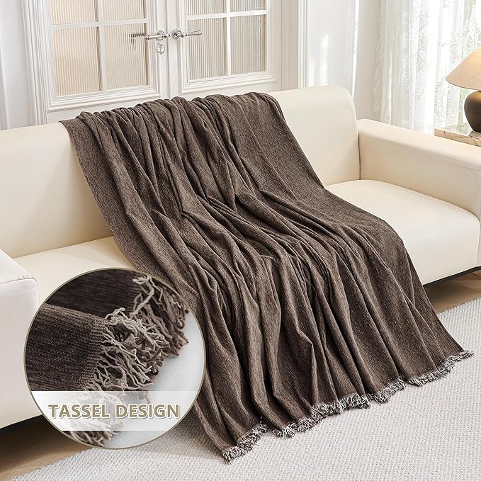 MYSKY HOME Couch Covers for 3 Cushion Couch Sofa, Chenille L Shape Sectional - Image 4