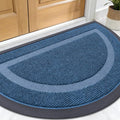 OLANLY Half Circle Door Mat Indoor Outdoor Entrance Welcome, Waterproof by OLANLY