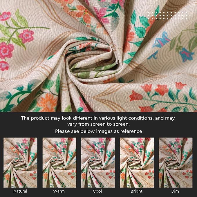Encasa XO Rectangular 56"x72" Tablecloth | Water-Repellent Polyester Dining - Image 7