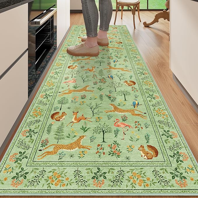 DUKINO 2x6 Rug for Hallway, Washable Kitchen Runner Rug by DUKINO