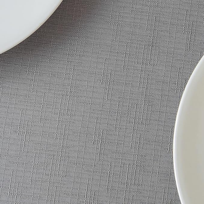 maxmill Square Tablecloth Slubby Texture Stain Resistant Waterproof Wrinkle - Image 9
