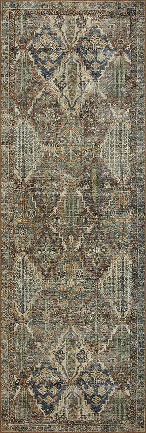 Loloi Magnolia Home by Joanna Gaines Banks Collection BAN-05 Spice/Blue 5'-0" x - Image 9