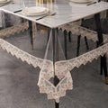 Clear Vinyl Tablecloth Protector Waterproof/Oil-Proof PVC Table Cloth by Pioggia