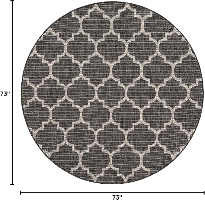 Unique Loom Outdoor Trellis Collection Area Rug - Image 2