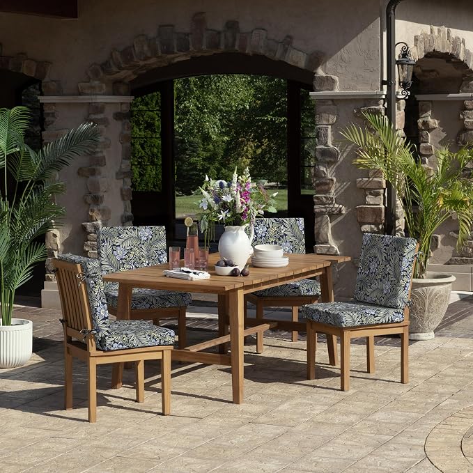 Arden Foam Outdoor Dining Chair Cushion, 20 x 20, Made - Image 6