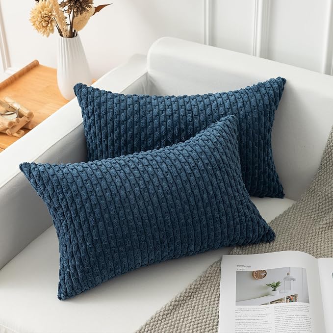 Kevin Textile 12x20 Inch Pillow Cover 1 Pack Boho Decorative Soft Striped - Image 4