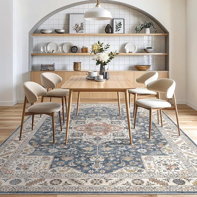 Vintage Living Room Area Rug 5x7 - Image 7