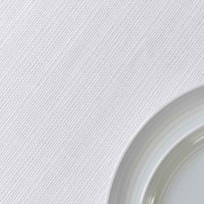 Benson Mills Cameron Textured Fabric Table Cloth, - Image 5