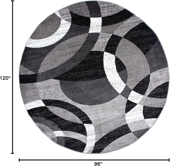 Rugshop Contemporary Abstract Circles Perfect - Image 2