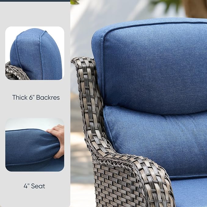 Outdoor Chair Cushions 3 Packs - Image 5