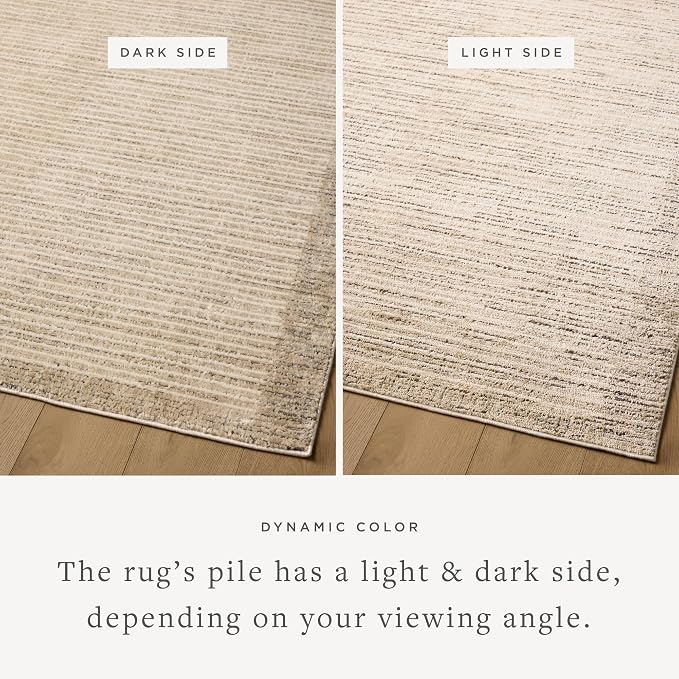 Loloi Jeremiah Brent Bleecker Collection BLE-02 Sand/Charcoal 7'-10" x 10' Area - Image 4