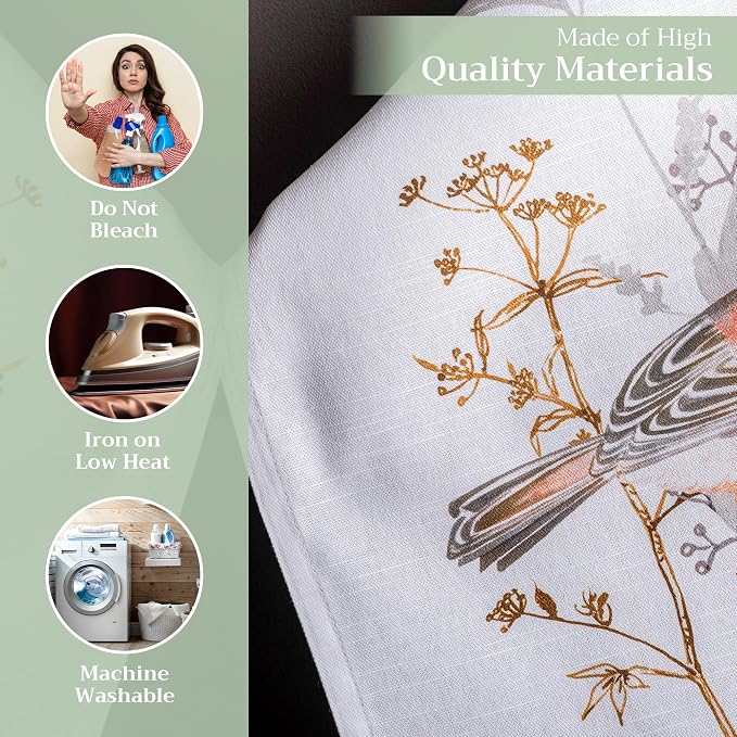 Maison d' Hermine Kitchen Towels Set of 3 100% Cotton 27.50" x 20" Reusable - Image 3
