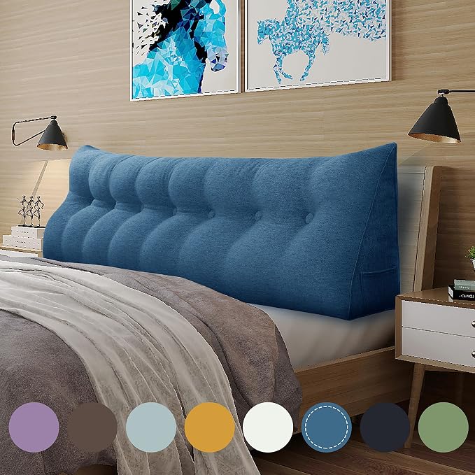 Wedge Headboard Pillow Dorm Room Reading Pillow Back Support - Image 4