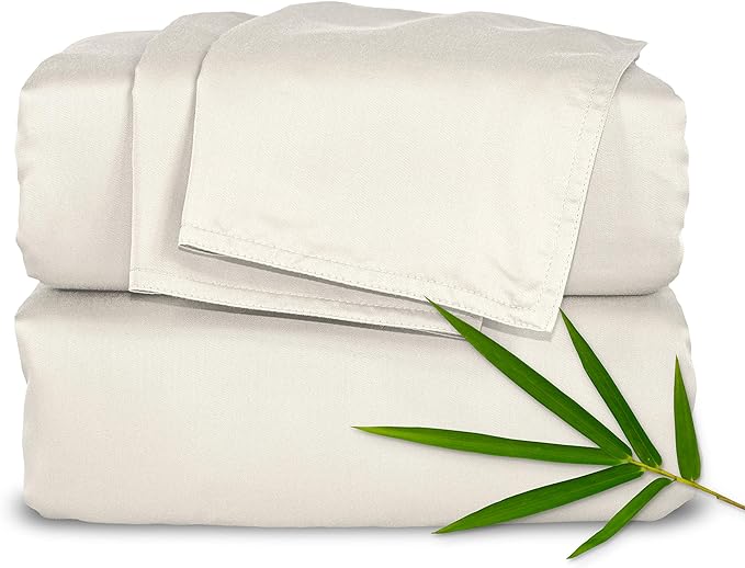 Pure Bamboo Full Sheets, Genuine 100% Organic Viscose Derived from Bamboo Bed by PureBamboo