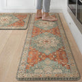 GENIMO Kitchen Mats for Floor 2PCs, Washable Anti Fatigue Mat for Cushioned by GENIMO